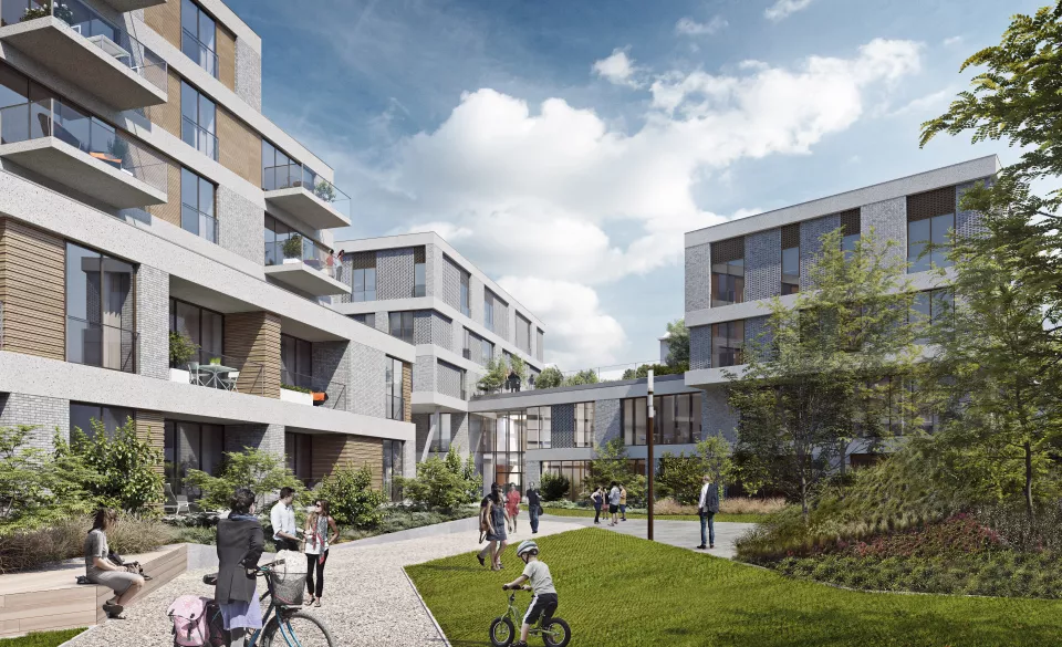 Espace Rogier - Projet 2 - La Cité des Métiers  - Copyright SA Coeur de Ville en partenariat avec Urban Platform architects & Thomas & Piron Bâtiment